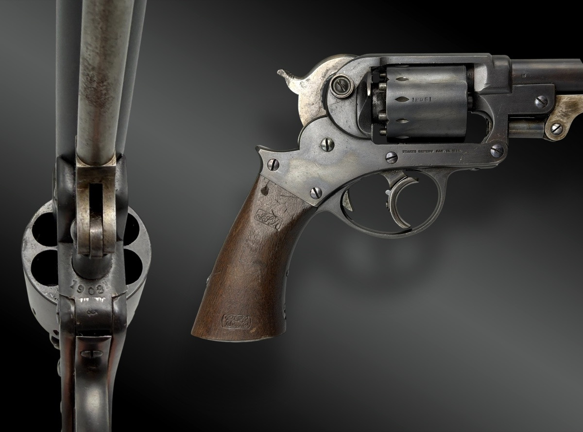 Revolver Starr Model 1858 Military United States, 19th Century Civil War Period-photo-3
