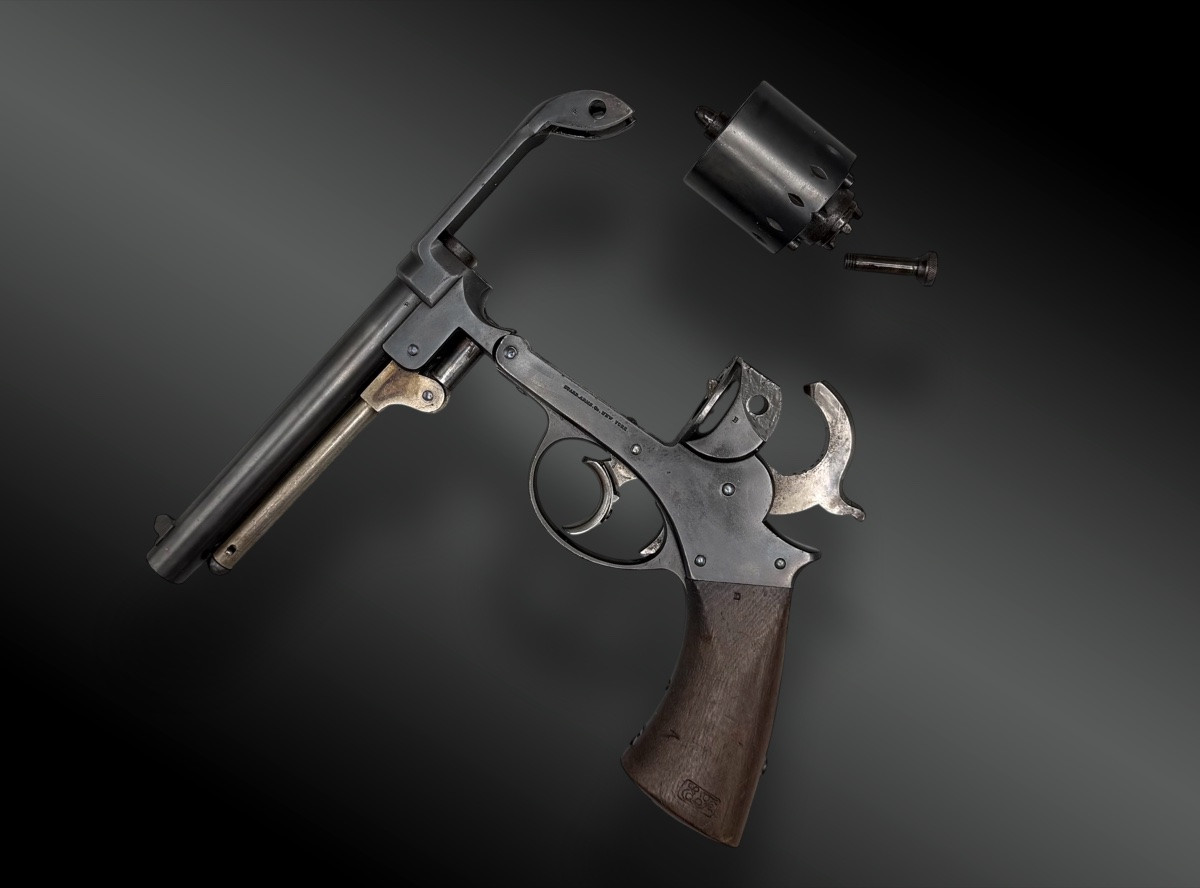 Revolver Starr Model 1858 Military United States, 19th Century Civil War Period-photo-1