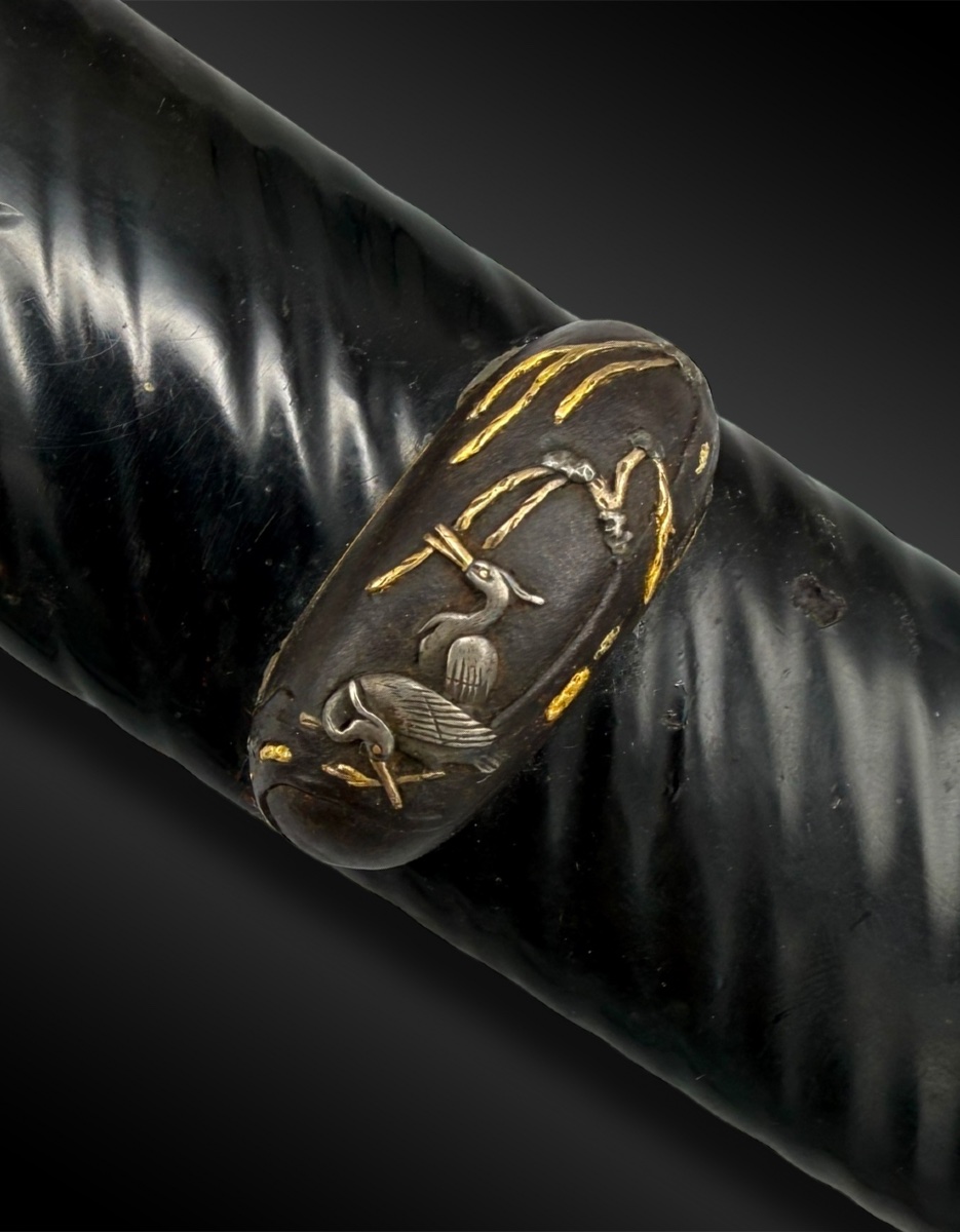 Sabre Called Katana Signed Hizen (no) Kuni Tadayoshi -fujishiro, Japan - Edo Period (1603-1868)-photo-4