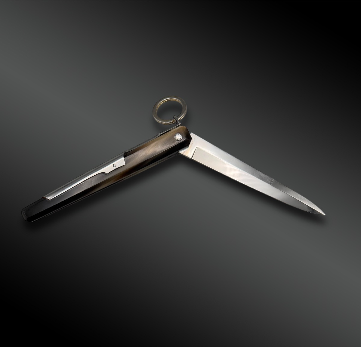 Jacques Mongin Folding Knife For E. Peter - Nogent, France - 20th Century-photo-3