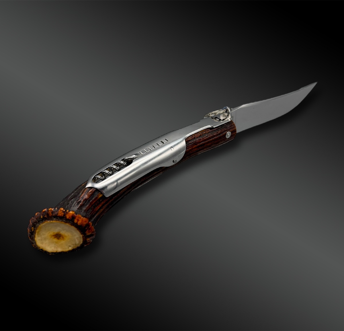 Jacques Mongin Three-piece Folding Knife - Nogent, France - 20th Century-photo-1
