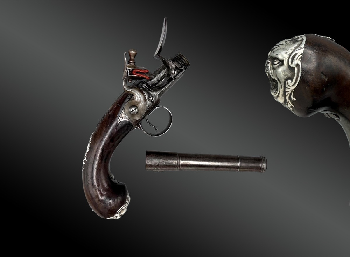 PISTOLET À SILEX, À COFFRE DE TYPE QUEEN ANN, PAR W. GUY - LONDON-photo-1