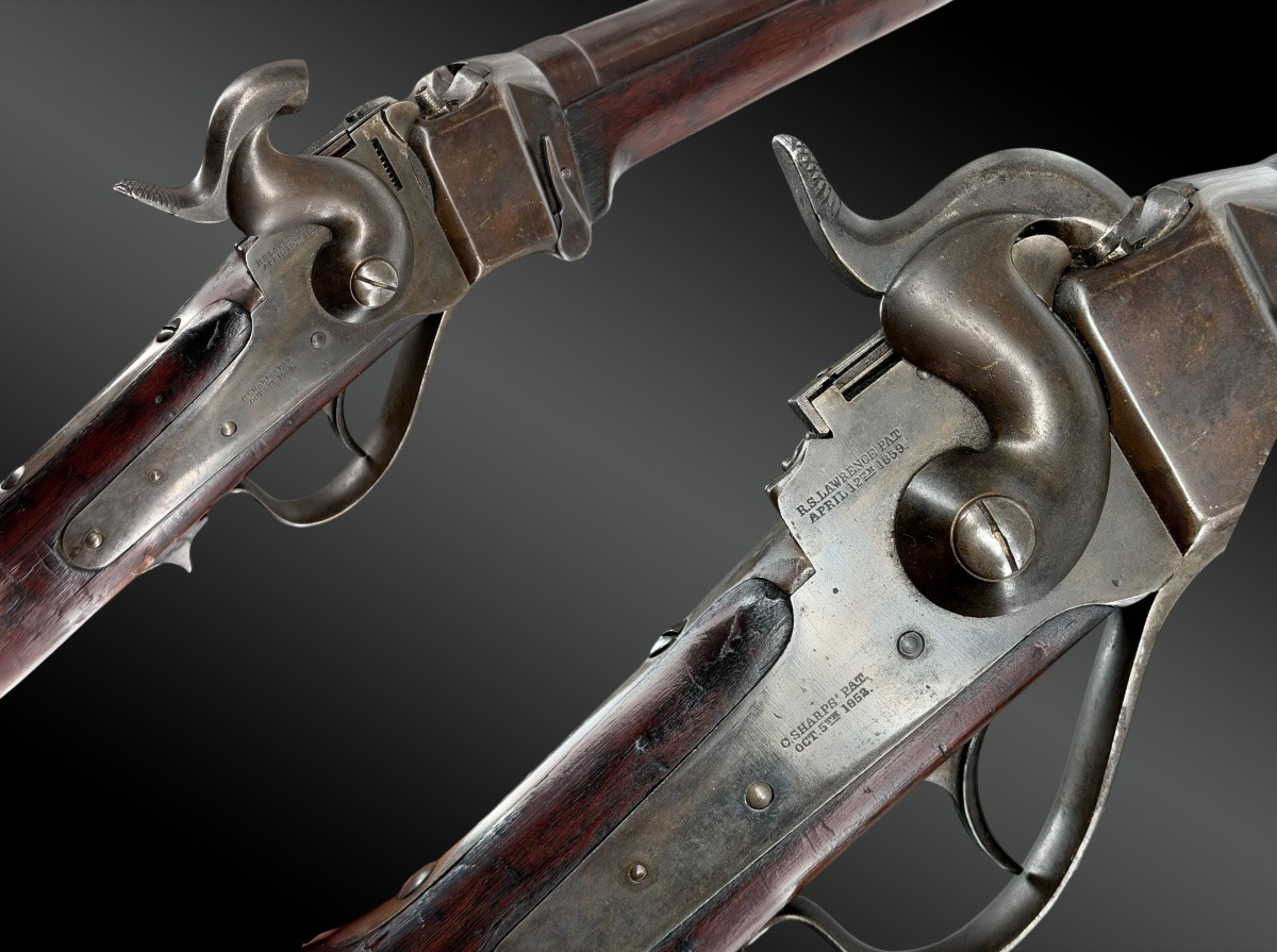 CARABINE DE SELLE SHARPS, MODEL 1859-1863 États-Unis, XIXème siècle-photo-3