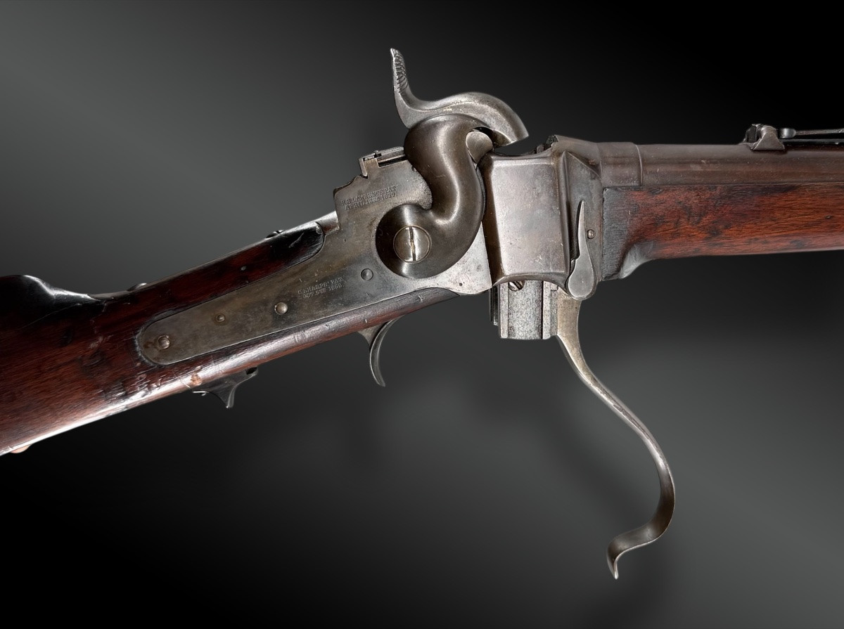 CARABINE DE SELLE SHARPS, MODEL 1859-1863 États-Unis, XIXème siècle-photo-2