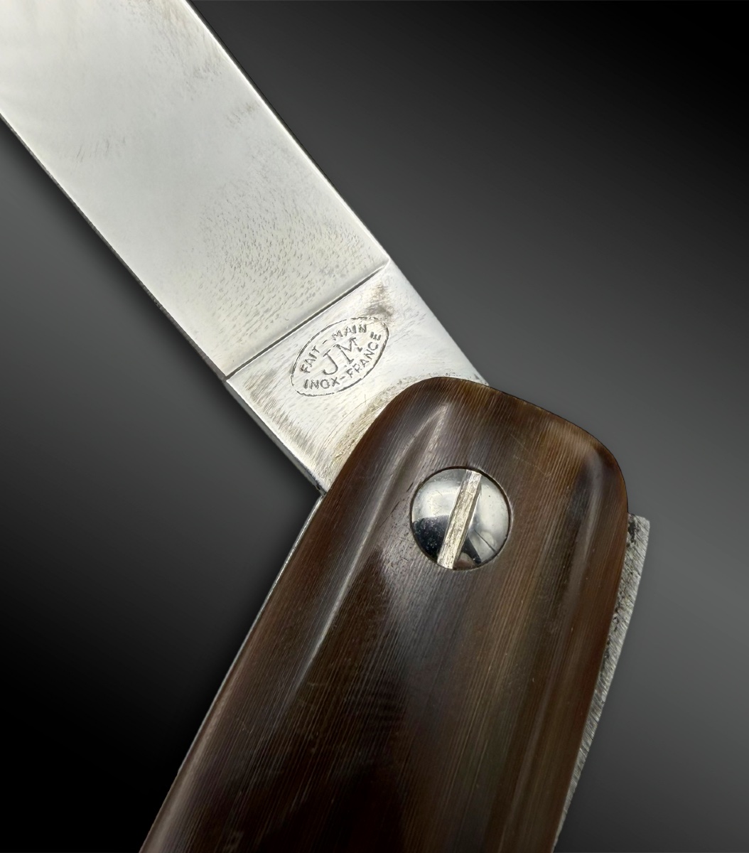 Jacques Mongin Three-piece Folding Knife - Nogent, France - 20th Century-photo-3
