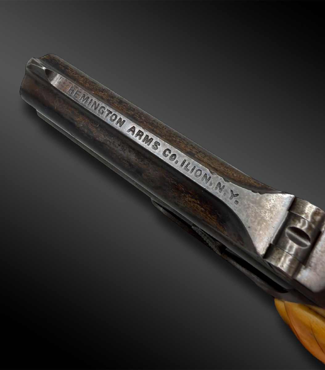 Player's Box With Pistol Remington Deringer Over Under Model N°3 - United States-photo-4