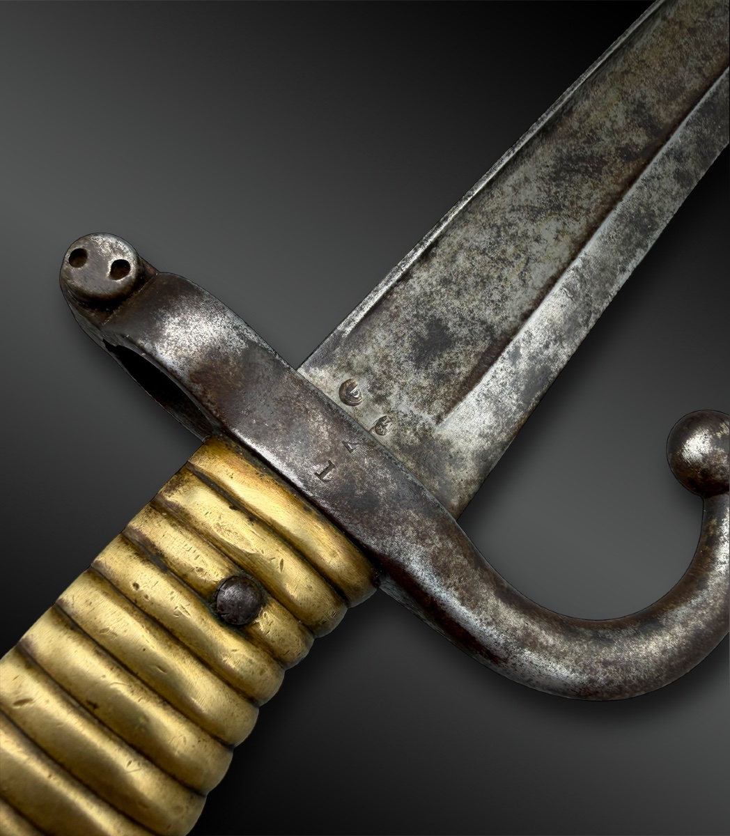 SABRE-BAÏONNETTE modèle 1866 Chassepot de Manufacture Impériale - France - XIXème siècle-photo-4