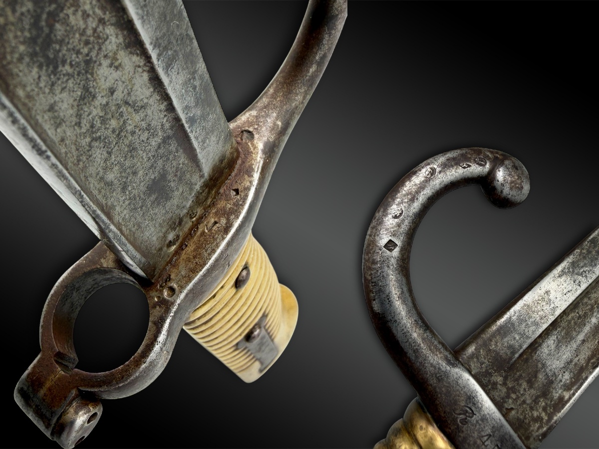 SABRE-BAÏONNETTE modèle 1866 Chassepot de Manufacture Impériale - France - XIXème siècle-photo-3