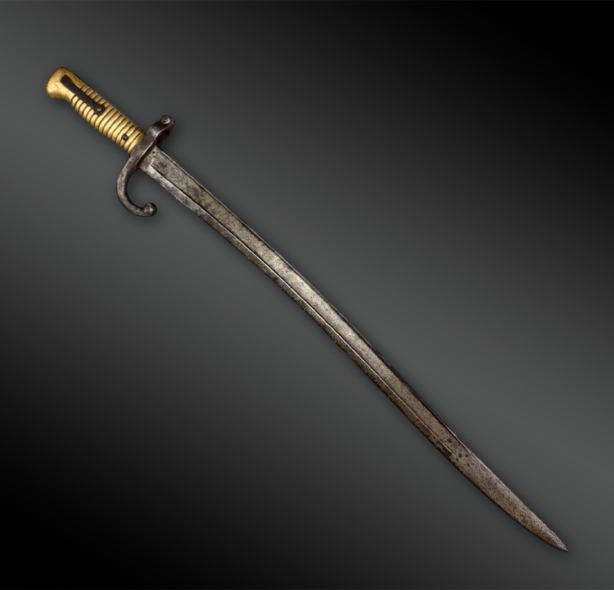SABRE-BAÏONNETTE modèle 1866 Chassepot de Manufacture Impériale - France - XIXème siècle
