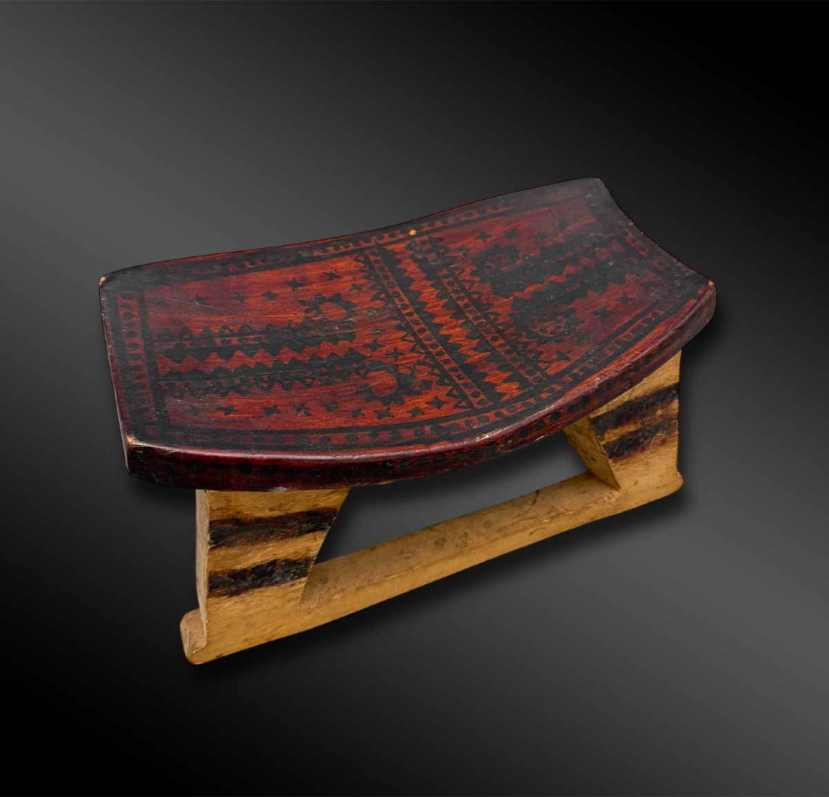 Shaman’s Bench - Tukano Indians, Amazonas State, Northwest Brazil-photo-3
