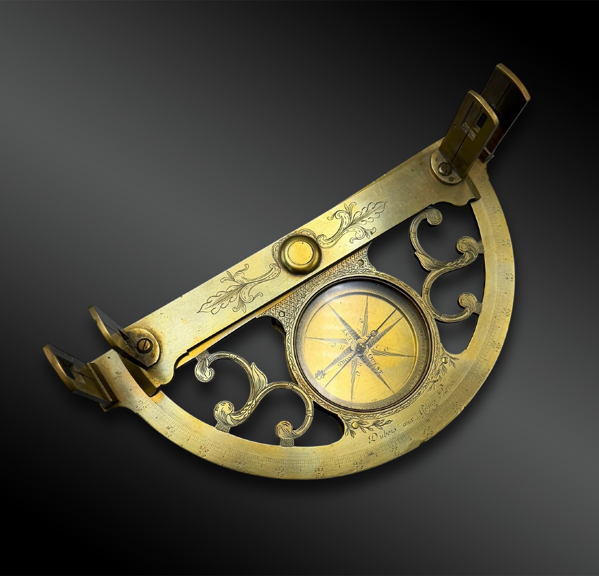 Brass Graphometer By Dubois Aux Génies - Paris, France - 18th Century