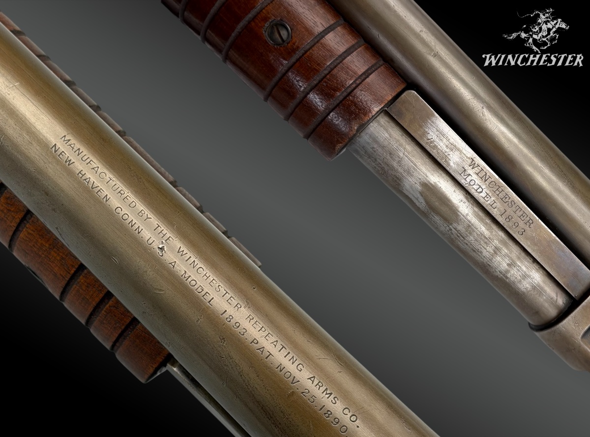 FUSIL WINCHESTER MODEL 1893, DIT À POMPE.-photo-2