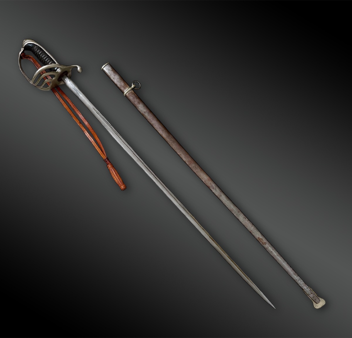 SABRE d’officier d’infanterie, modèle 1882 - France - Troisième République-photo-2