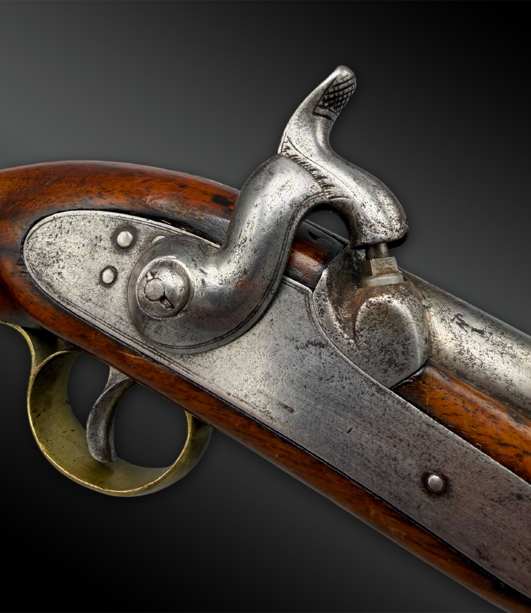 PAIRE de PISTOLET de la compagnie des Indes anglaises - Royaume-Uni - XIXème siècle-photo-2