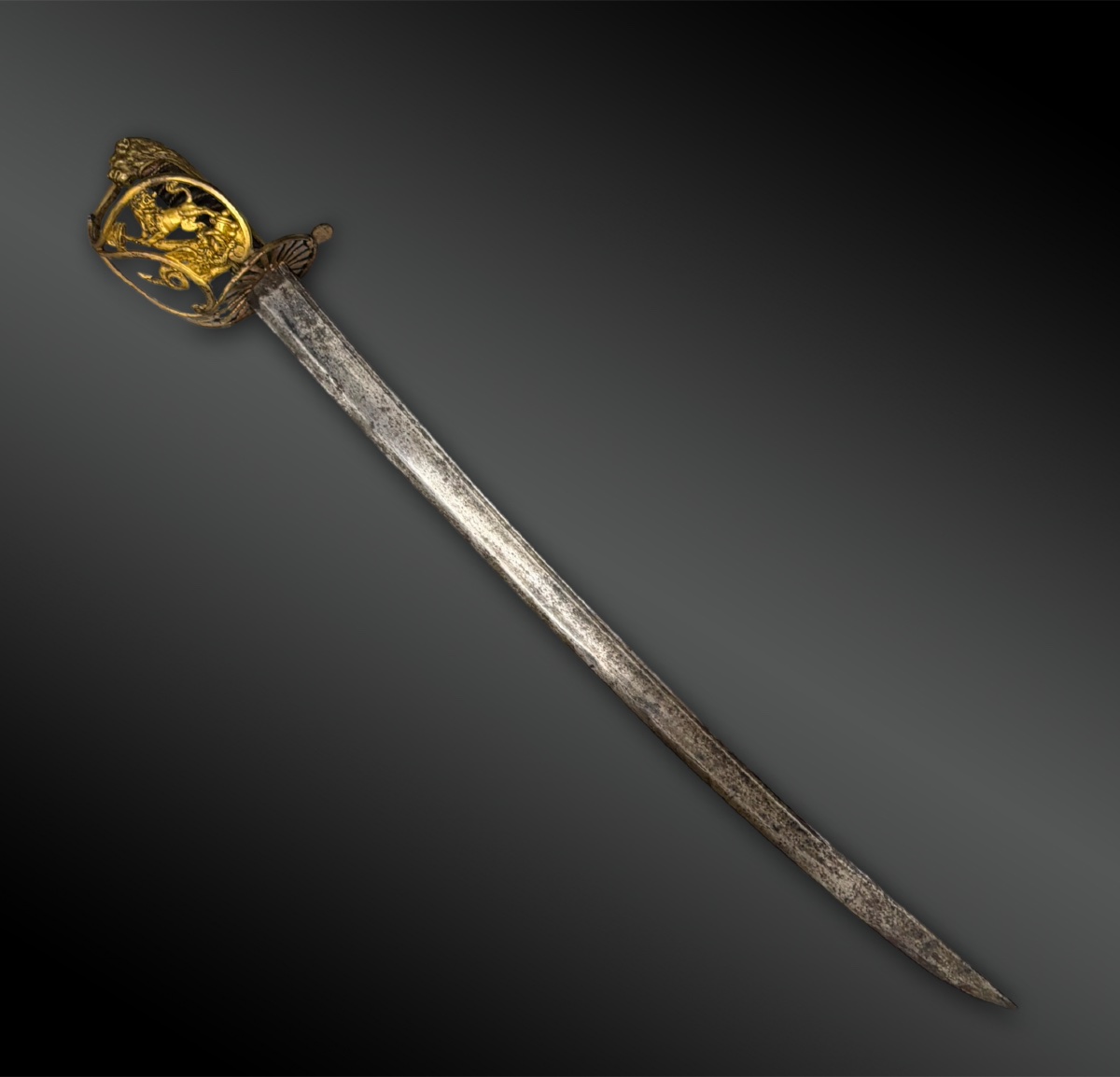 National Guard Or National Volunteer Officer's Sabre - France - Before 1792-photo-2