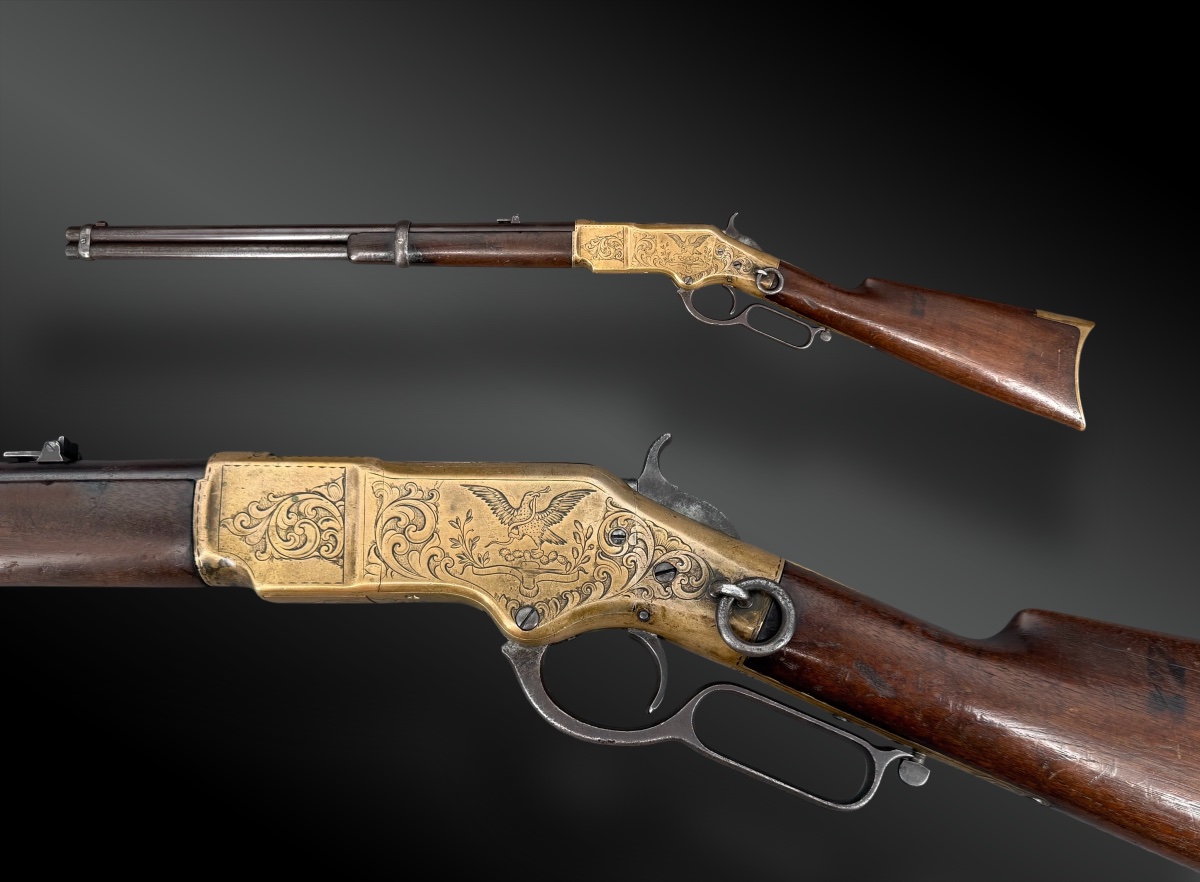 Winchester Rifle, Model 1866, Yellow Boy – Factory-engraved & Provenance-photo-2
