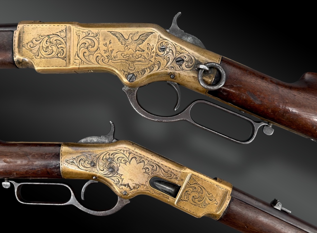 Winchester Rifle, Model 1866, Yellow Boy – Factory-engraved & Provenance-photo-1