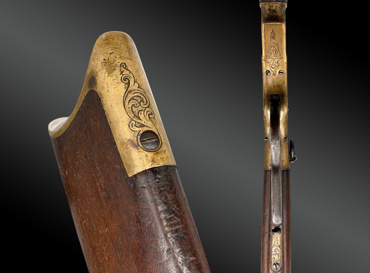 Winchester Rifle, Model 1866, Yellow Boy – Factory-engraved & Provenance-photo-2