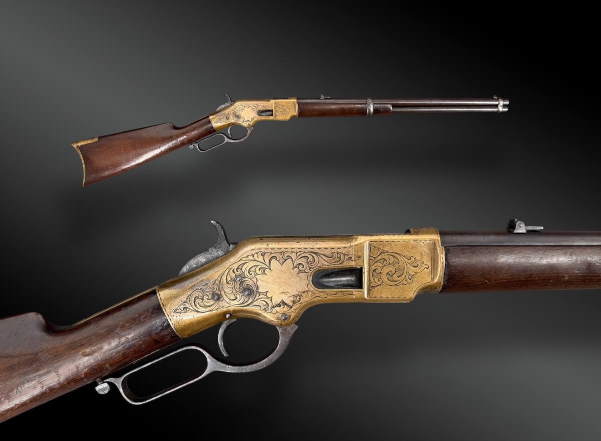 Winchester Rifle, Model 1866, Yellow Boy – Factory-engraved & Provenance