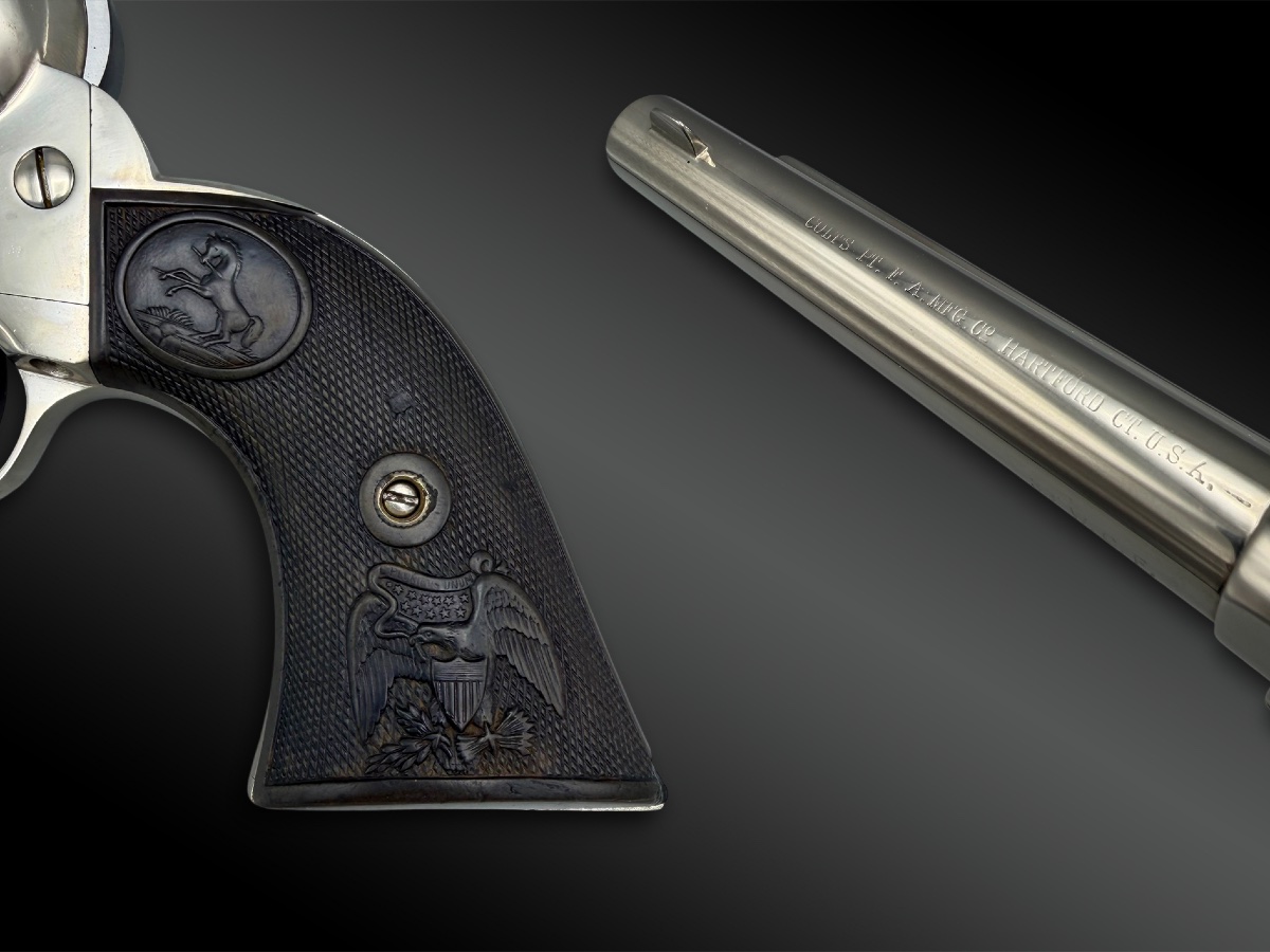 REVOLVER Colt Single Action Army, modèle 1873 "Peacemaker" - Etats-Unis - 1898-photo-2