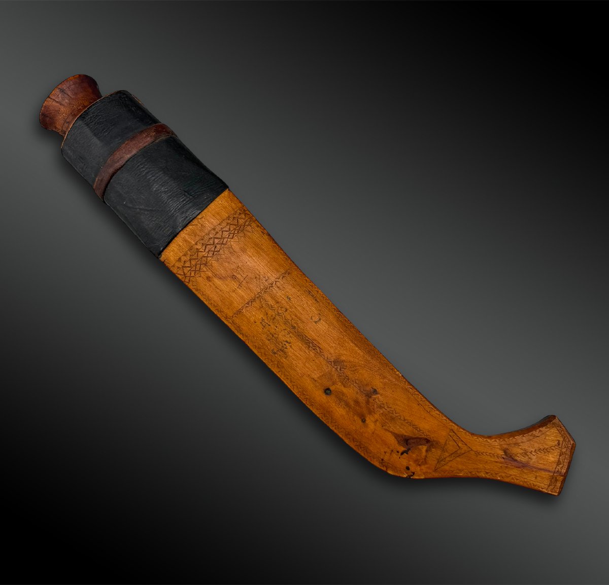 Large Knife And Its Sheath, Sami Culture, Northern Regions Of Sweden, Norway, And Finland-photo-3