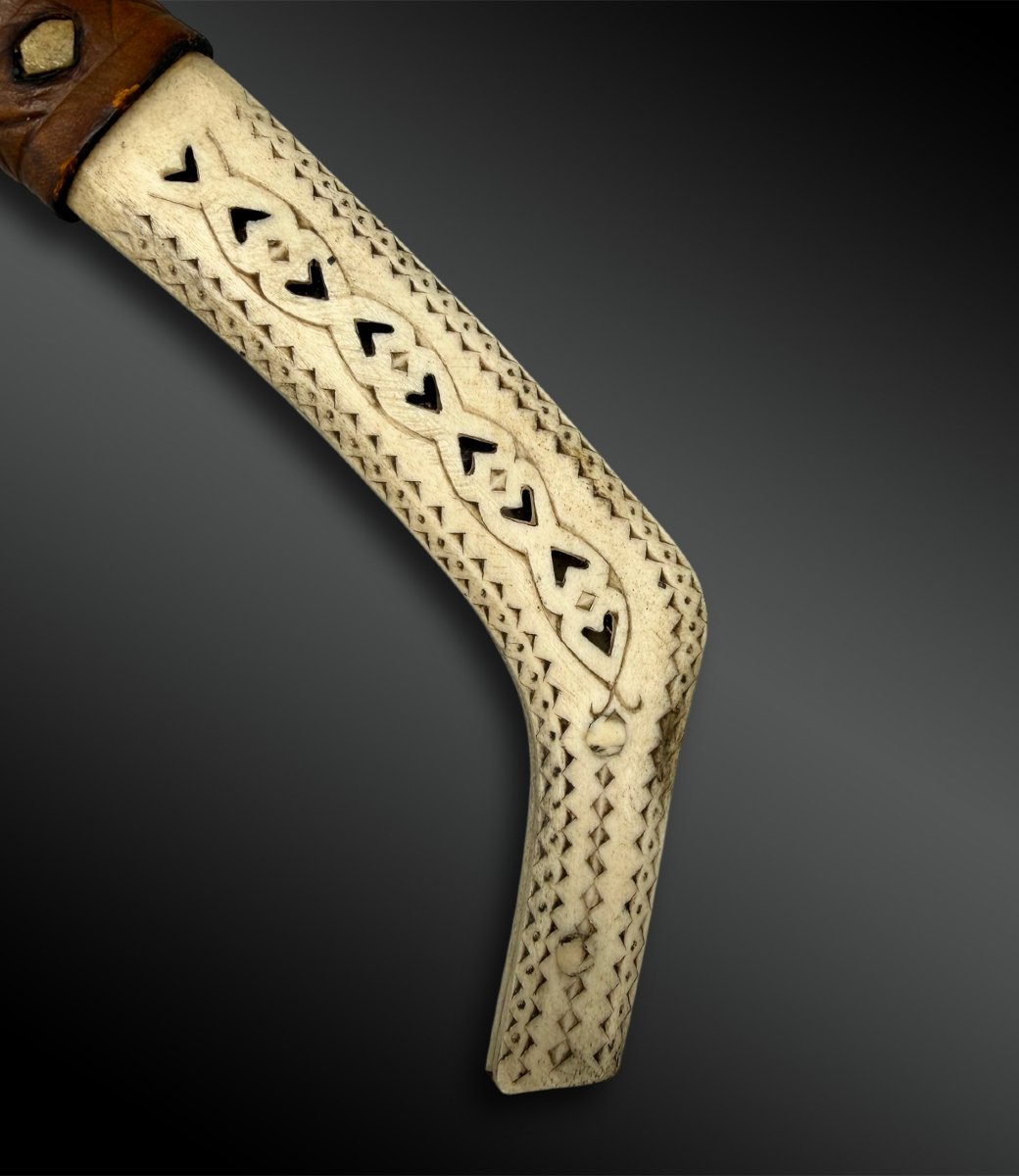 COUTEAU et son FOURREAU Culture Sami, région nord de la Suède, de la Norvège et de la Finlande -photo-4