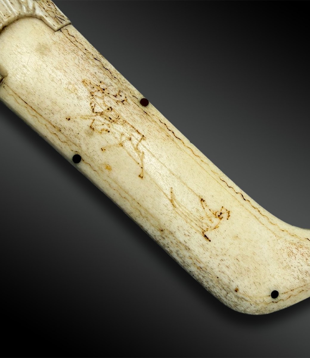 Kaarlo Merikoski (1878–1954) Knife And Its Sheath Sami Culture, Northern Finland-photo-3