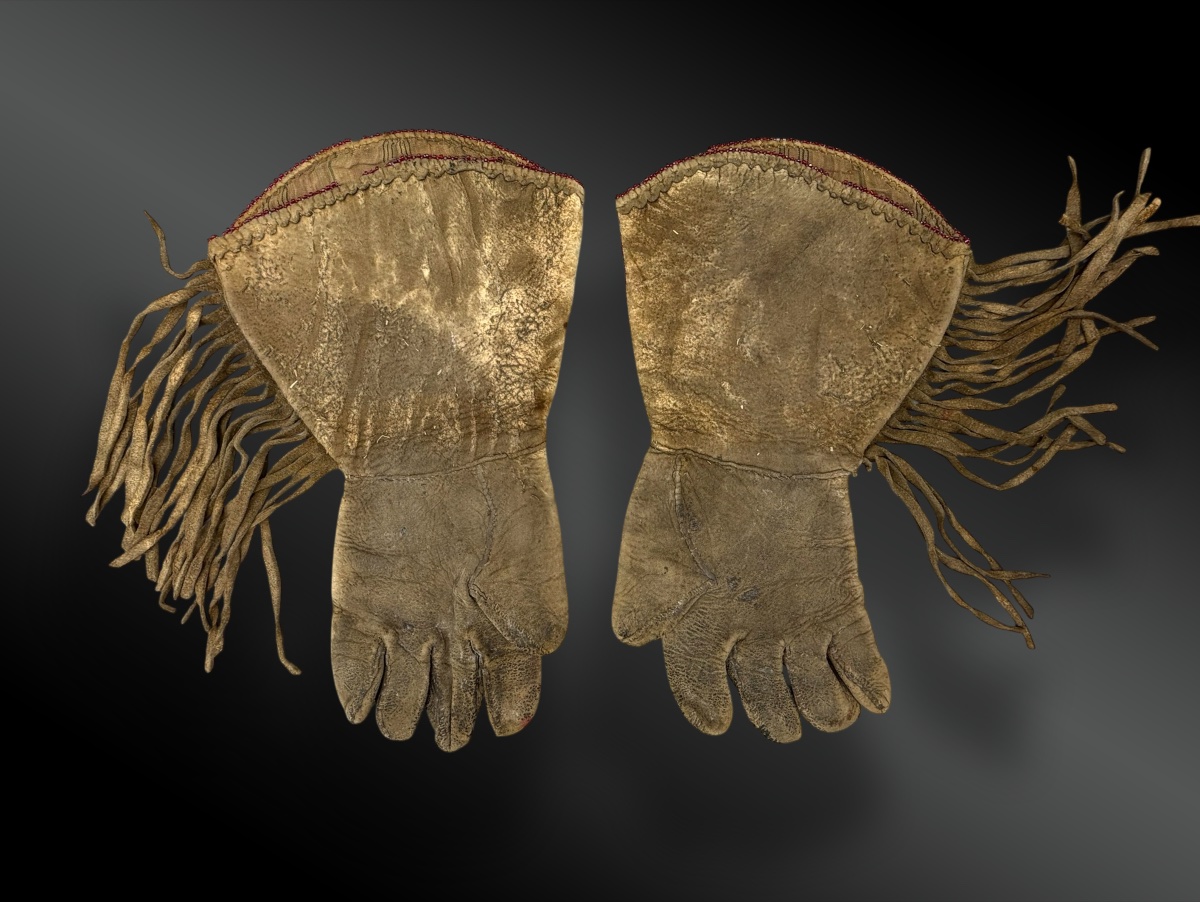 Pair Of Athabaskan Indian Gloves, Northwest North America, Circa 1920–1930-photo-2