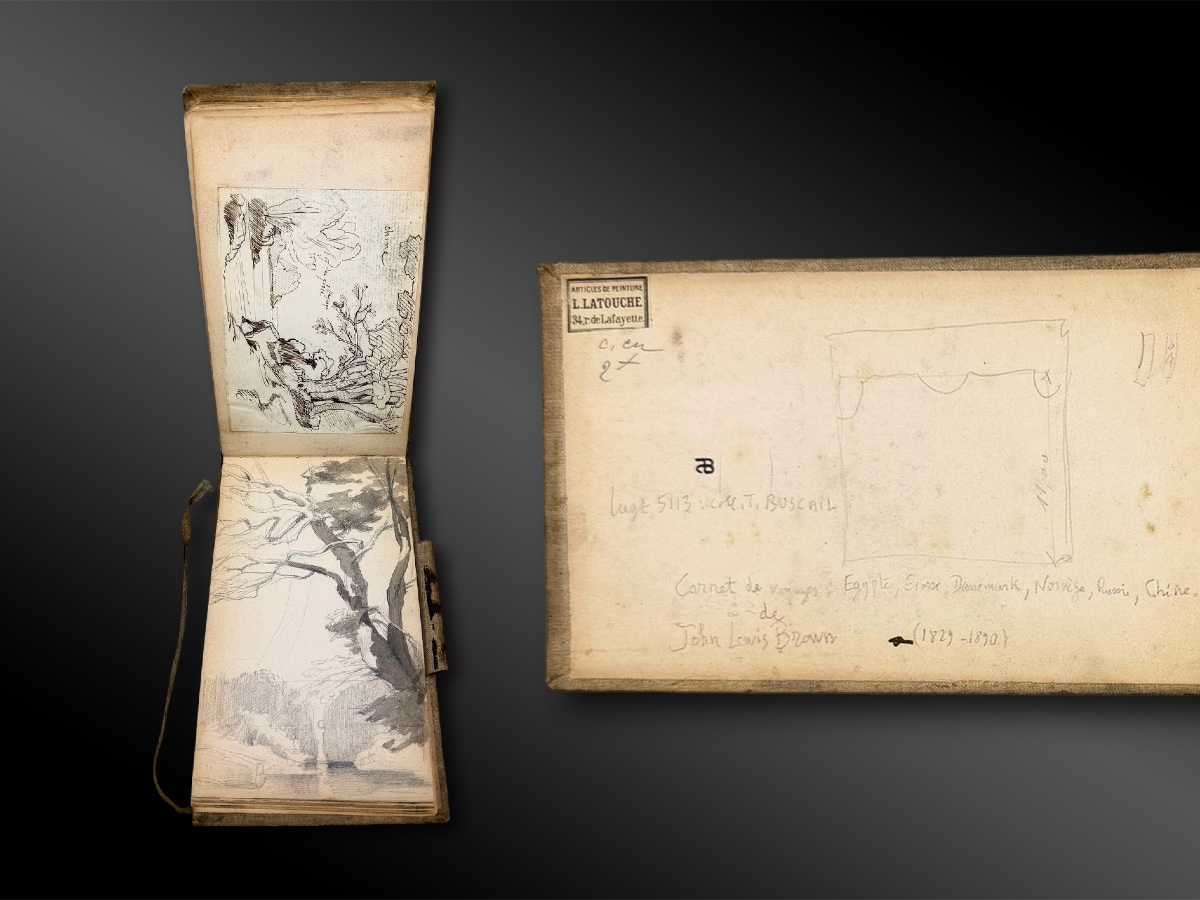 John Lewis BROWN (1829-1890) Attribué à, - CARNET de CROQUIS-photo-4