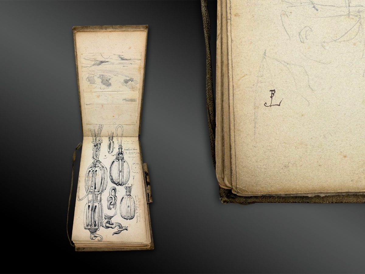 John Lewis BROWN (1829-1890) Attribué à, - CARNET de CROQUIS