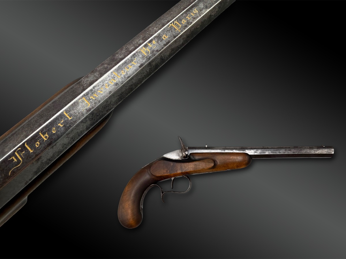 Flobert Pistol - Paris, France - 19th Century