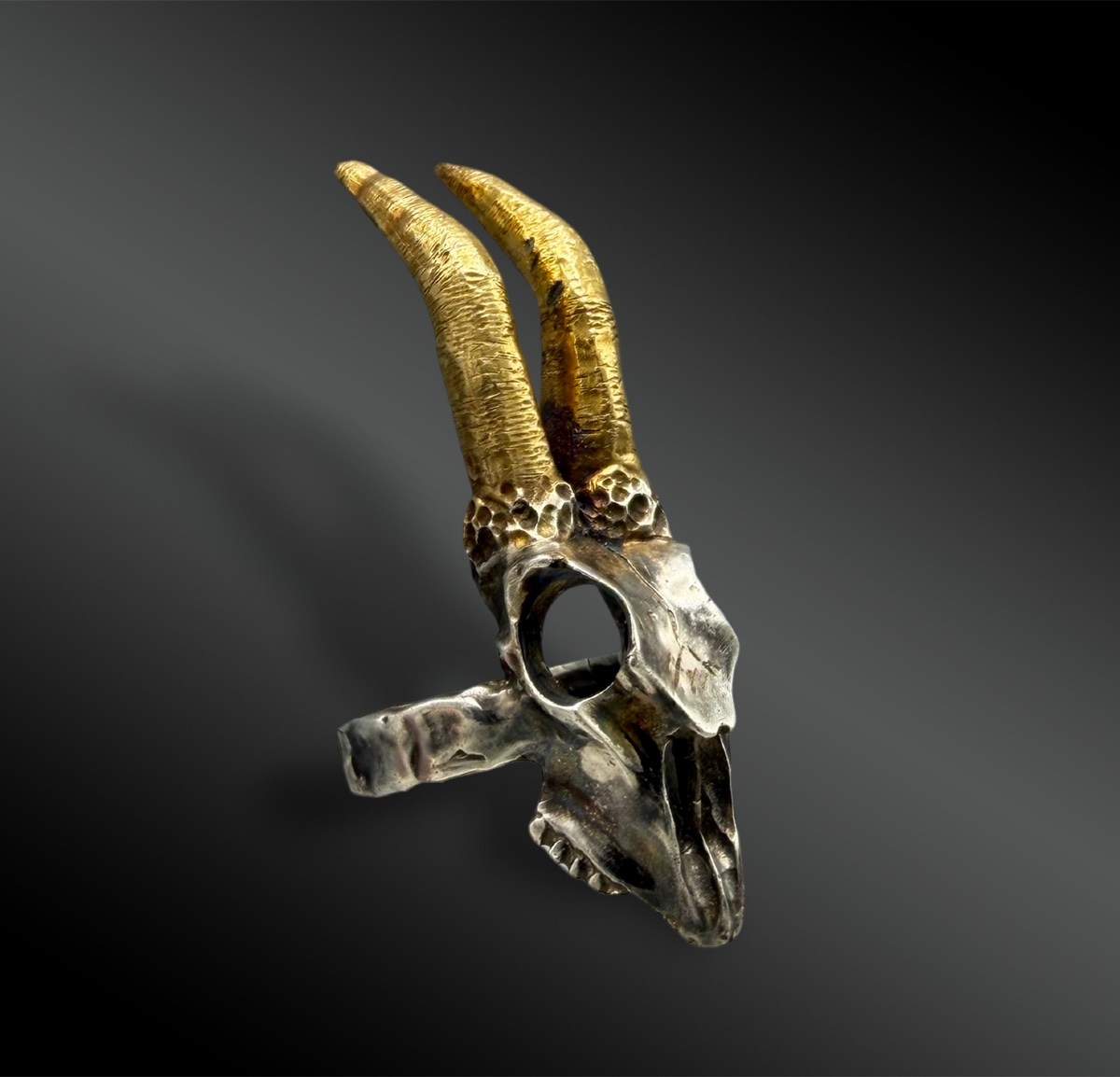 Alice Balloy - Ram Ring - 925/000 Silver And Vermeil