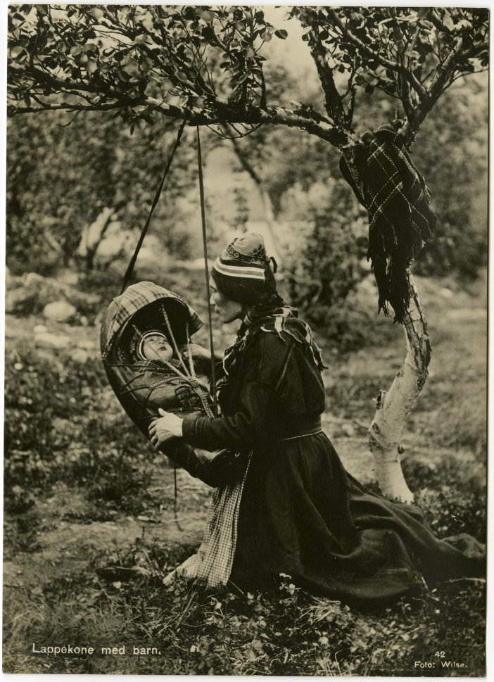 Cradle - Sami Culture, Northern Regions Of Sweden, Norway, And Finland - 19th Century-photo-2