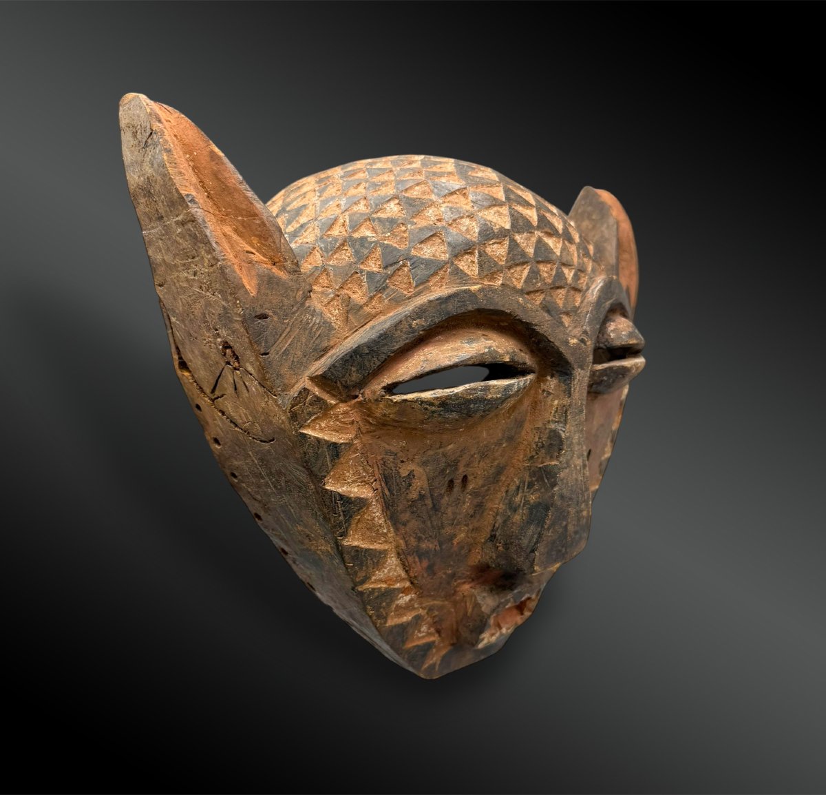 MASQUE ZOOMORPHE appelé Panya Ngombe - Culture Pende, République démocratique du Congo -photo-2