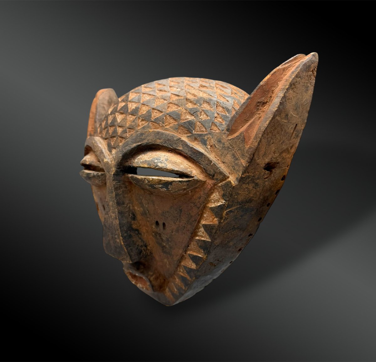 MASQUE ZOOMORPHE appelé Panya Ngombe - Culture Pende, République démocratique du Congo -photo-3