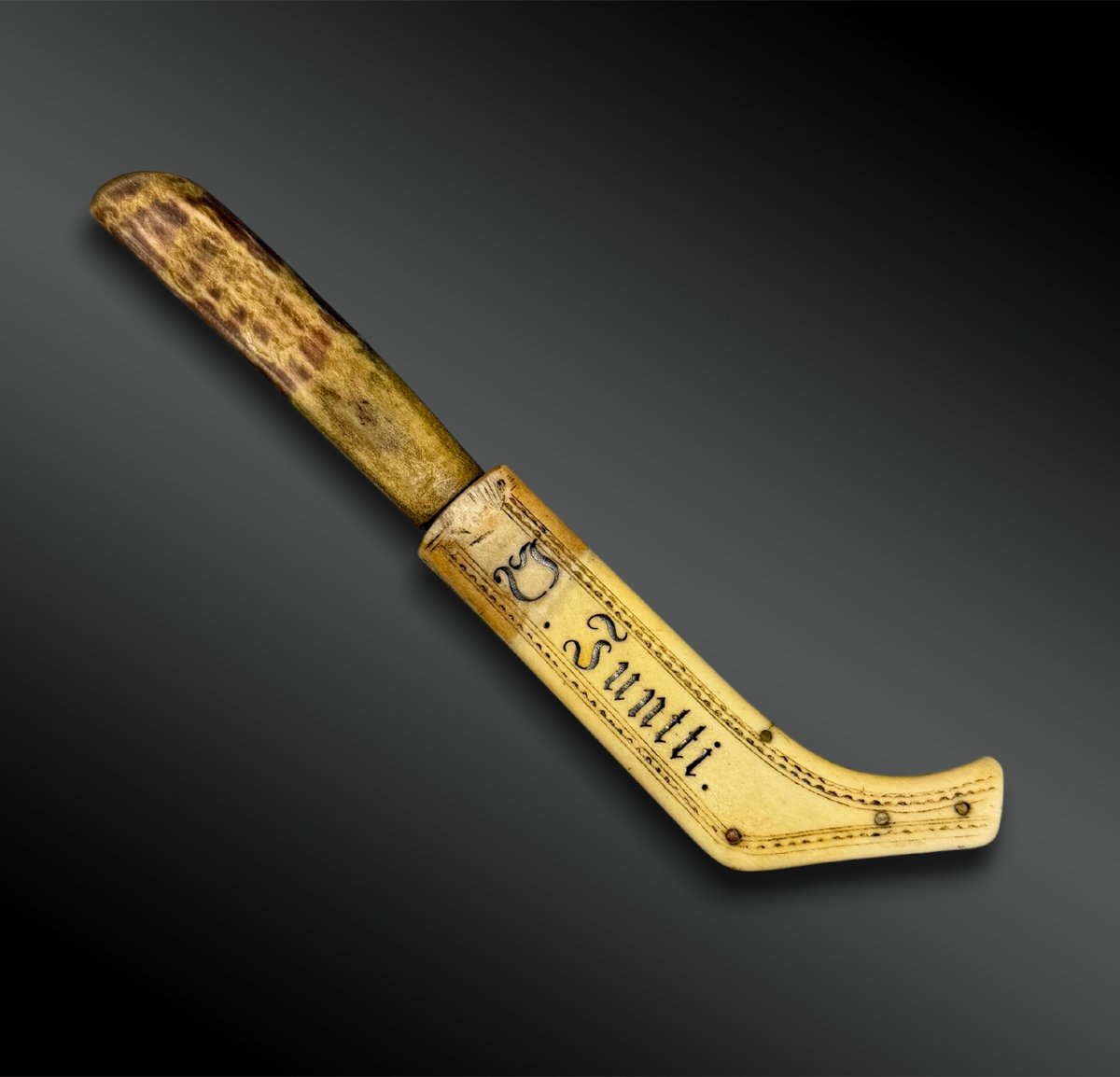 COUTEAU et son FOURREAU -Culture Sami, région nord de la Suède, de la Norvège et de la Finlande