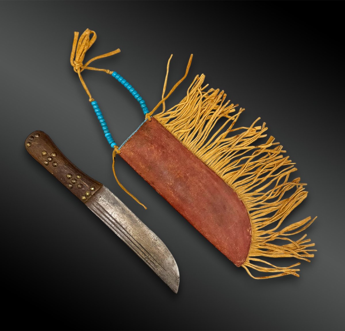 Knife - Blackfoot Indians (pieds-noirs), Great Plains, North America-photo-1