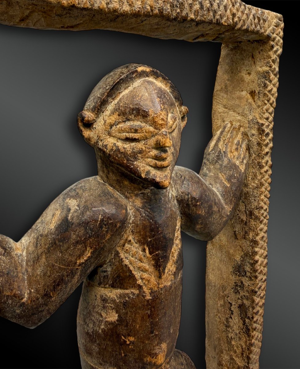Anthropomorphic Statuette Known As Nzambi - Holo Culture, Democratic Republic Of The Congo-photo-3