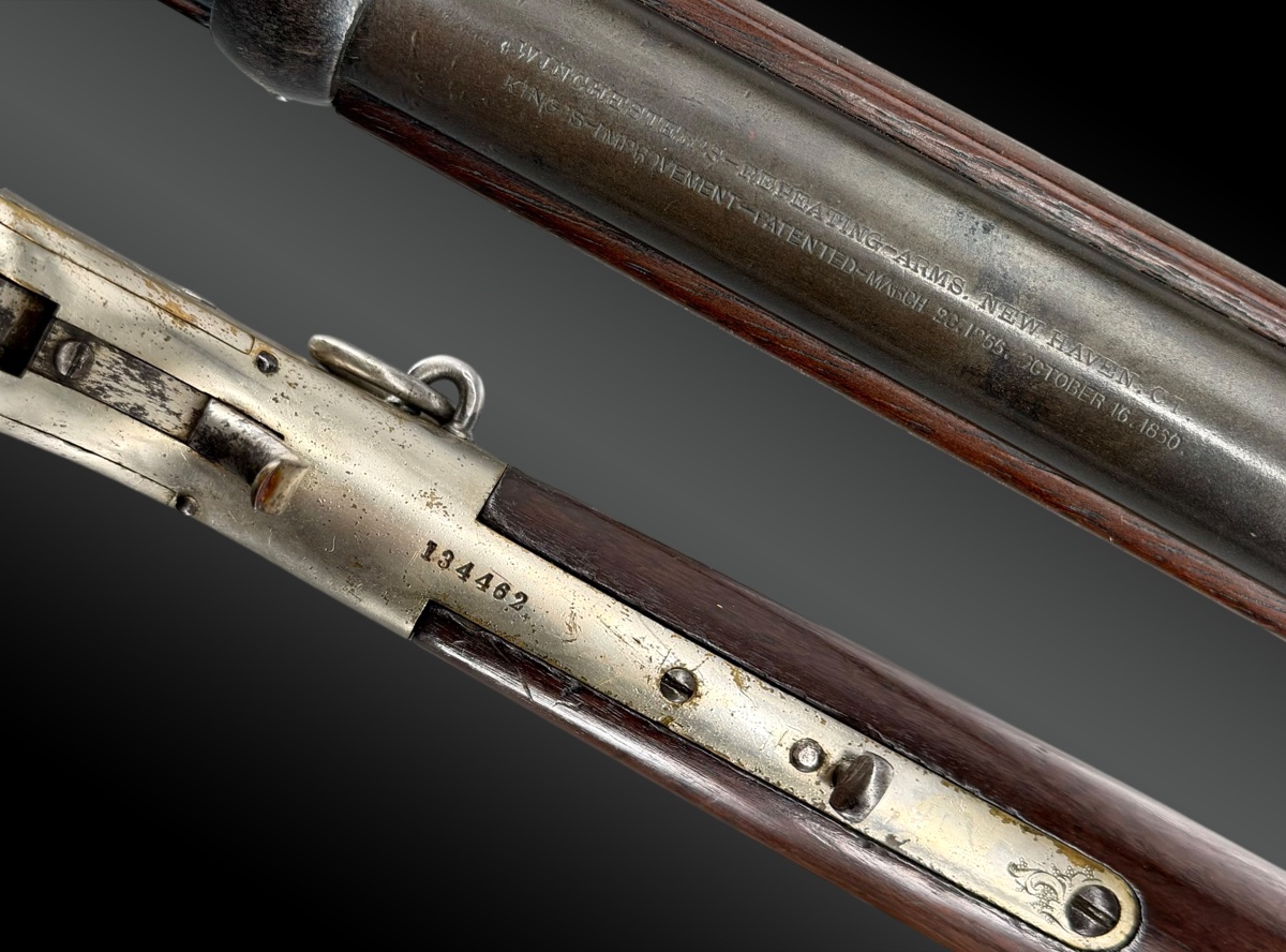 Winchester Rifle, Model 1866—factory-engraved And Silver-plated-photo-4