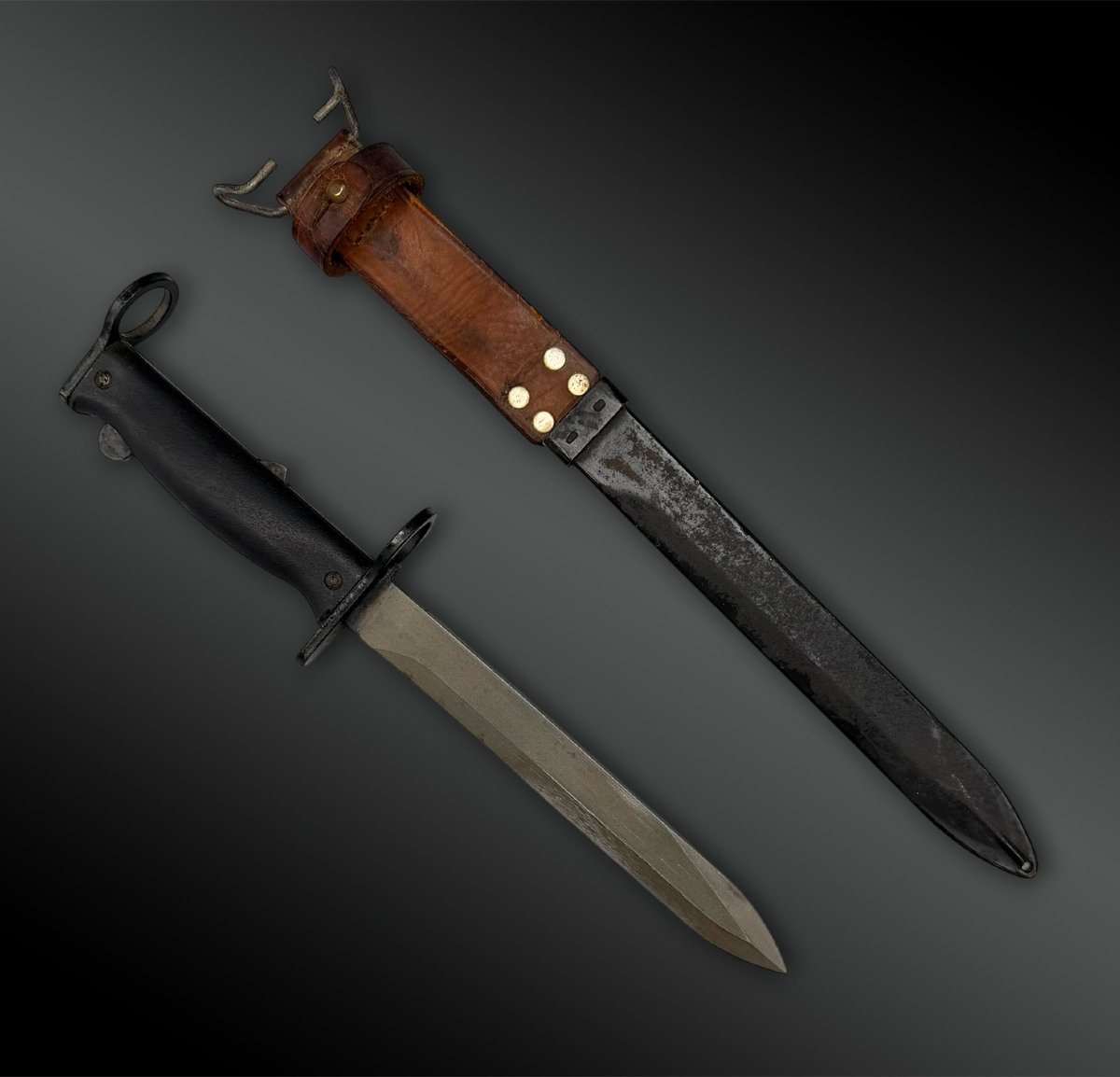 Bayonet, 49/56 Transitional Model And Famas - France - 20th Century