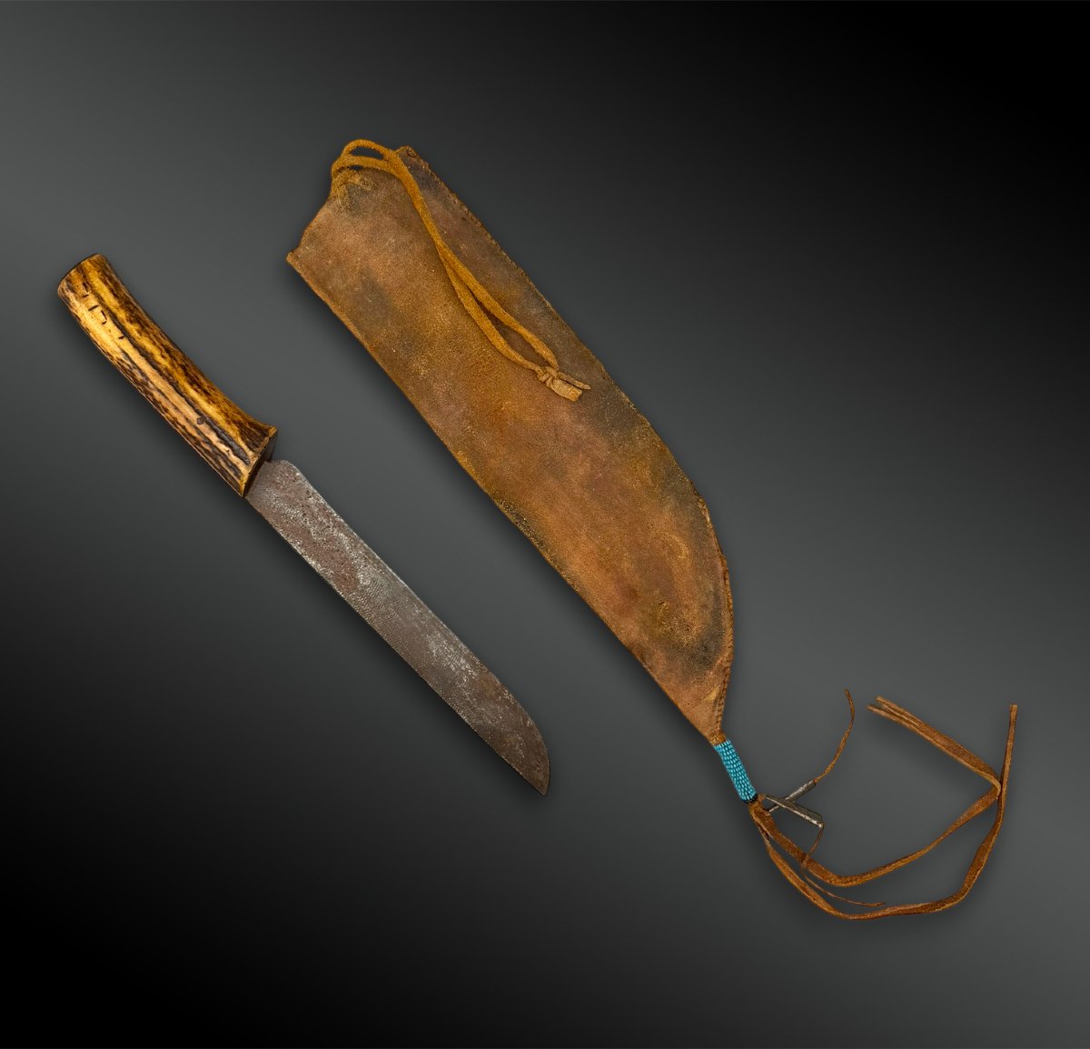Knife - Blackfoot Indians (pieds-noirs), Great Plains, North America-photo-1