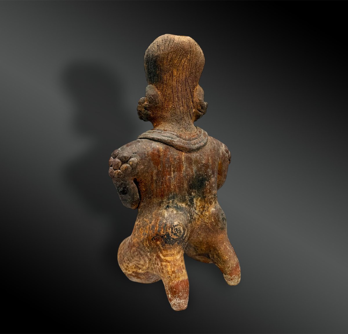 Female Statuette, Maternity “parturientes” — Nayarit Culture, Western Mexico-photo-1