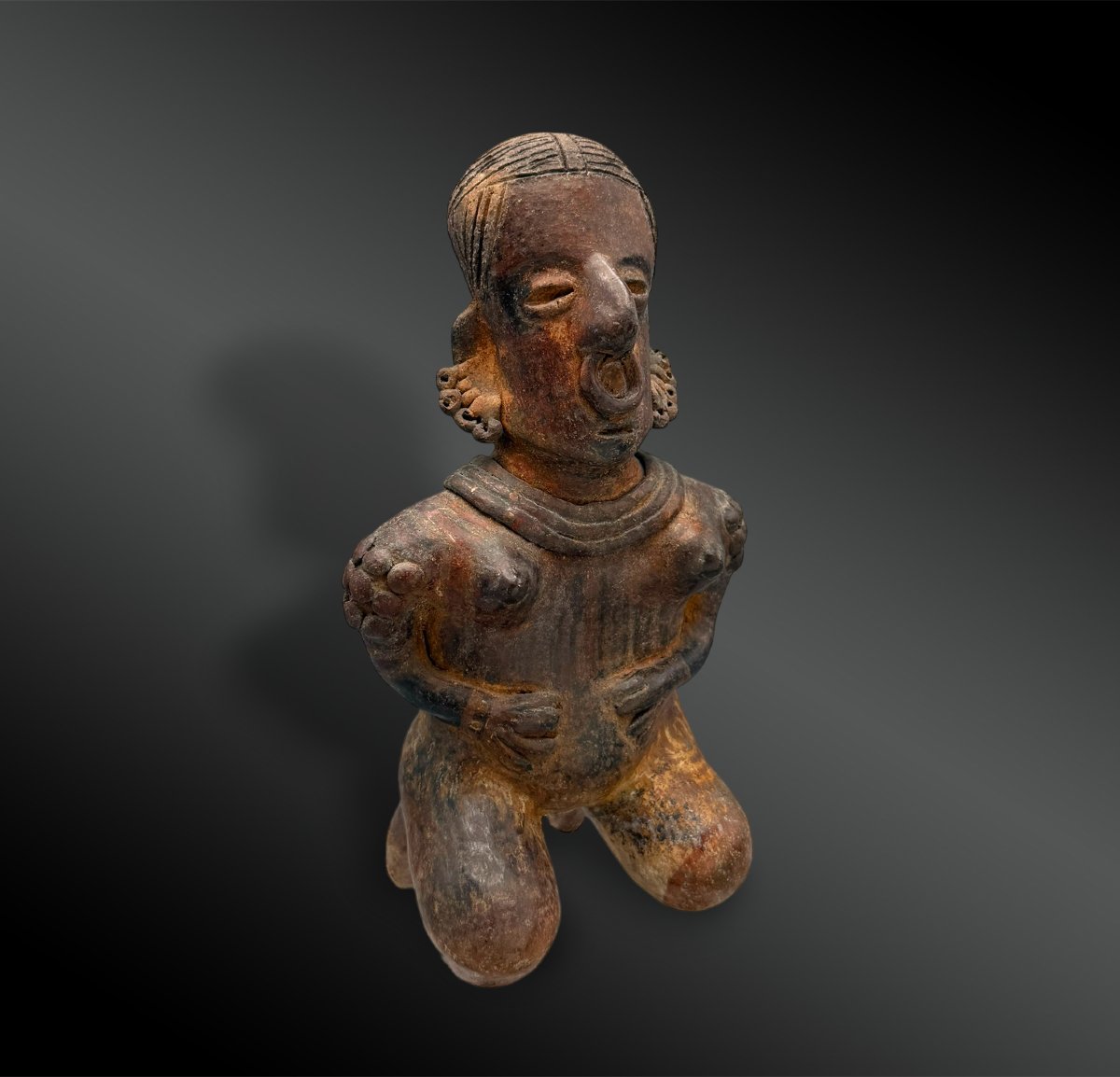 Female Statuette, Maternity “parturientes” — Nayarit Culture, Western Mexico