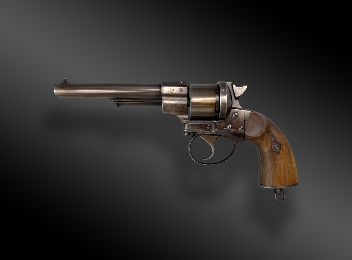 REVOLVER LEFAUCHEUX 1858 NT DE MARINE -photo-2