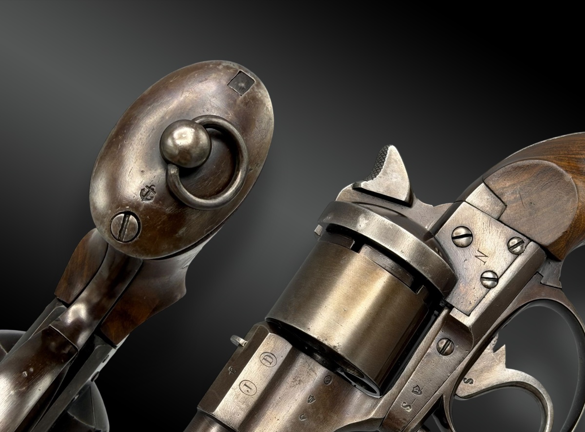REVOLVER LEFAUCHEUX 1858 NT DE MARINE -photo-4
