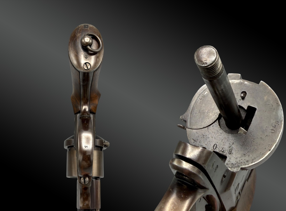 REVOLVER LEFAUCHEUX 1858 NT DE MARINE -photo-2