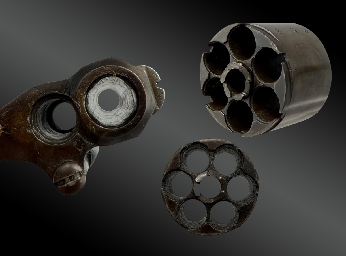 REVOLVER LEFAUCHEUX 1858 NT DE MARINE -photo-3