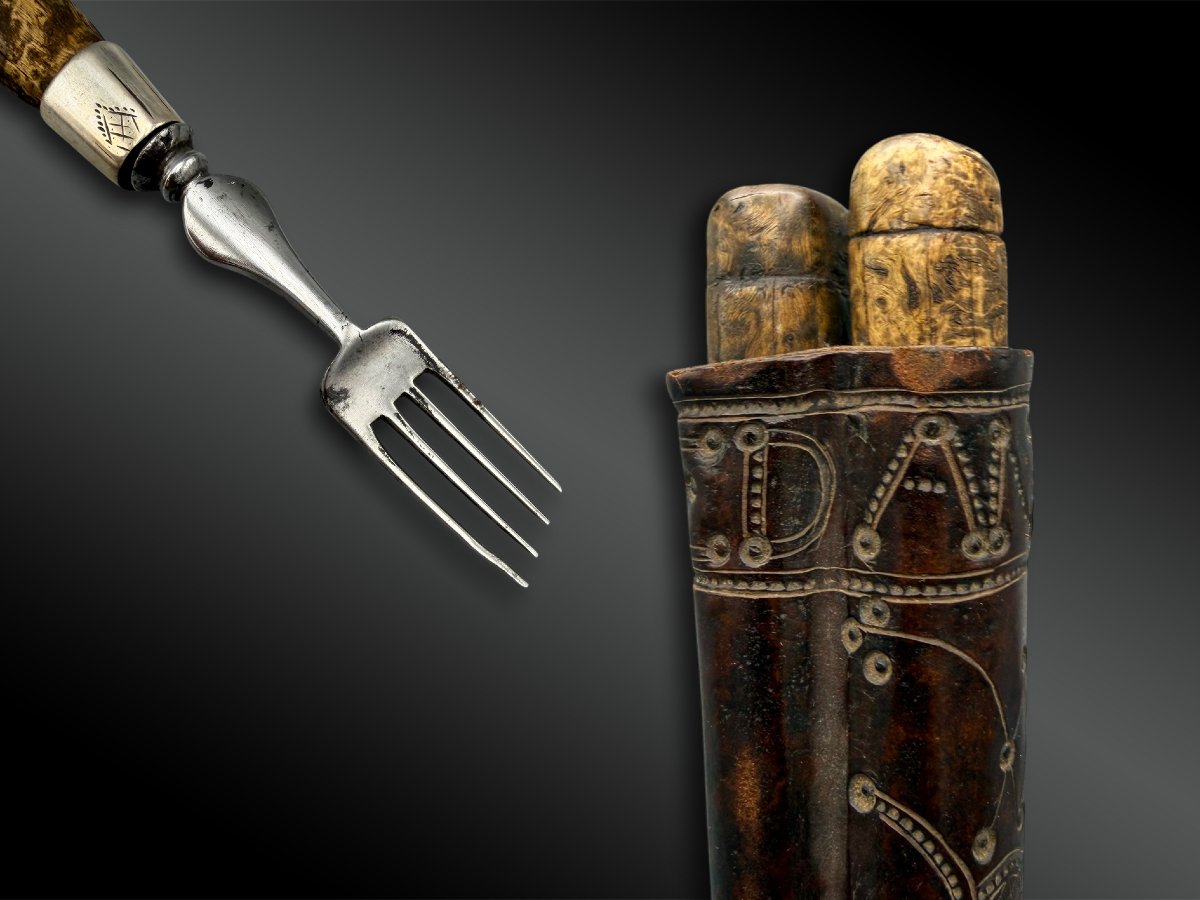 Travel Cutlery Set - Netherlands - 18th Century-photo-2