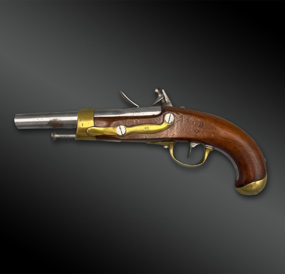 An XIII-model Cavalry Pistol - France - First Empire-photo-5