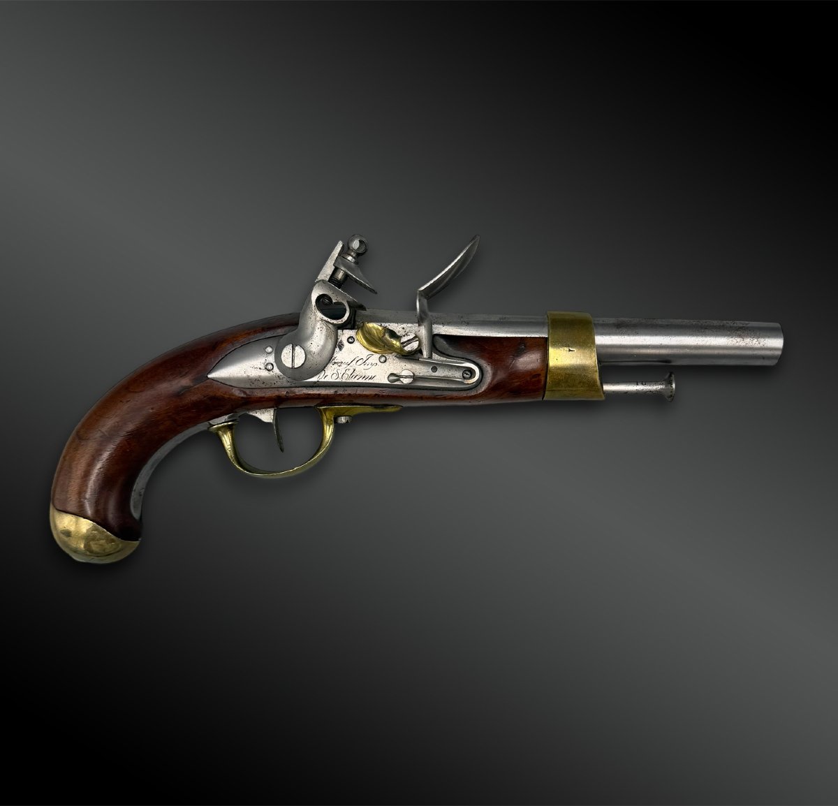 An XIII-model Cavalry Pistol - France - First Empire